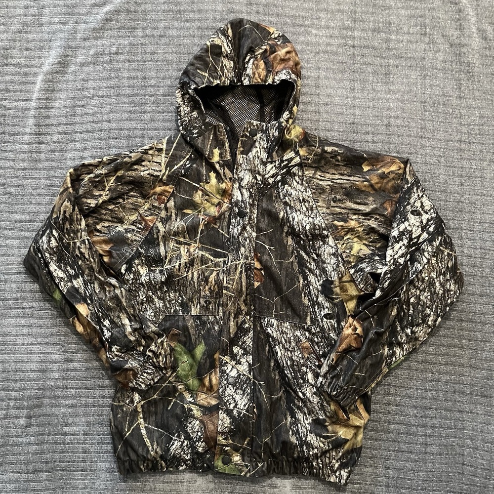 Mad Dog Gear Jacket by Stearns Lg Camo Hooded Waterproof Hunting Advantage Max-4